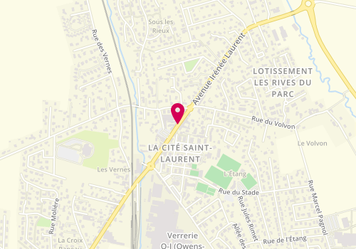 Plan de Pupier Richmari, 51 avenue Irénée Laurent, 42340 Veauche