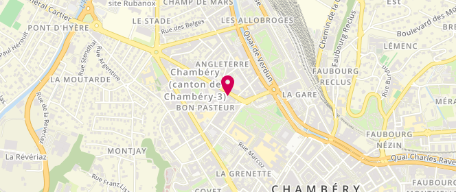 Plan de L'Arche A Pain, 75 avenue du Comte Vert, 73000 Chambéry
