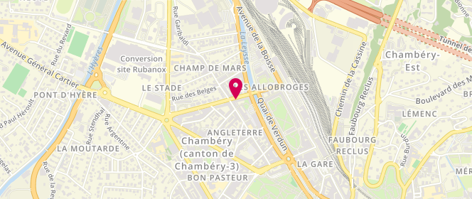 Plan de L'Épi Curieux, 7 Boulevard Gambetta, 73000 Chambéry