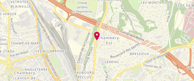 Plan de Boulangerie Pâtisserie Les 4C, 50 Boulevard de Lemenc, 73000 Chambéry