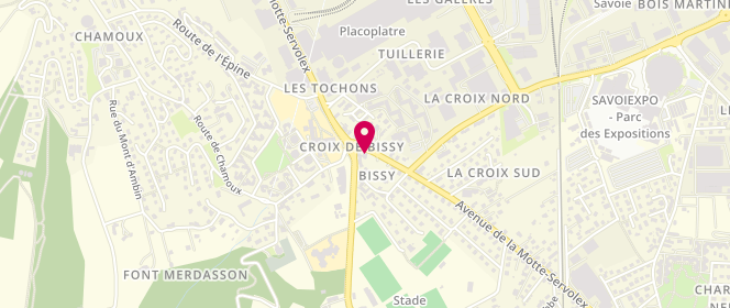 Plan de L'évidence, 711 avenue de la Motte Servolex, 73000 Chambéry