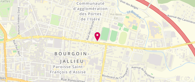 Plan de Maison Jas, 87 Bis avenue Professeur Tixier, 38300 Bourgoin-Jallieu