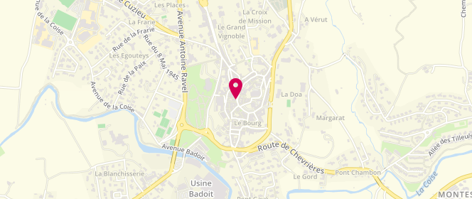 Plan de Boulangerie Joassard, 9 Rue Maurice André, 42330 Saint-Galmier