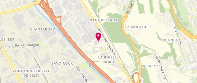 Plan de Boulangerie Marie Blachère, 831 avenue des Landiers, 73000 Chambéry