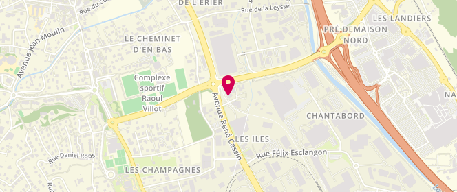 Plan de La Panière, 81 Rue de la Petite Eau, 73290 La Motte-Servolex