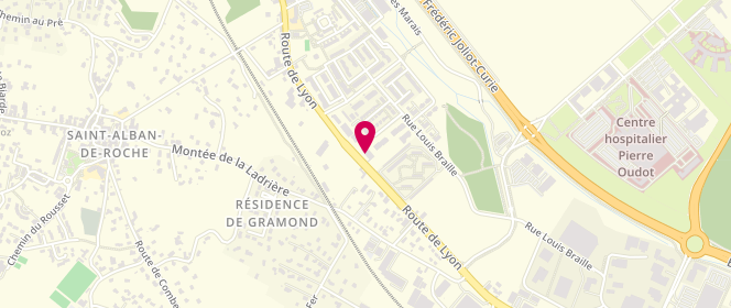 Plan de Boulangerie de la Grive, 144 Route Lyon, 38300 Bourgoin-Jallieu