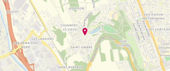 Plan de Fournil de la Combe Verte, 243 Rue Commandant Bulle, 73000 Chambéry