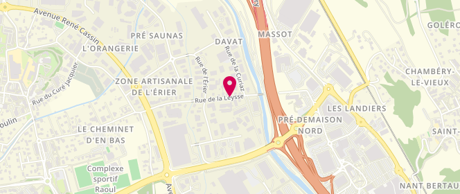 Plan de La Fleurette, 380 Rue Leysse, 73000 Chambéry