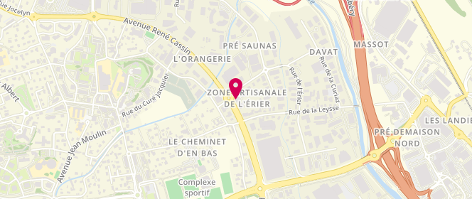 Plan de La P'tite Boulange de Charlotte, 22 Rue de l'Érier, 73290 La Motte-Servolex