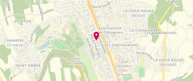Plan de El Basma, 540 Rue du Pré de l'Âne, 73000 Chambéry