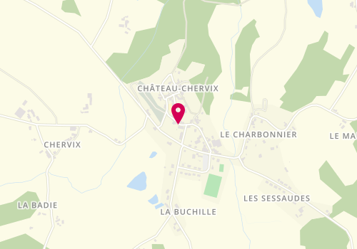 Plan de Le Fournil du Petit Gueulard, Le Bourg, 87380 Château-Chervix