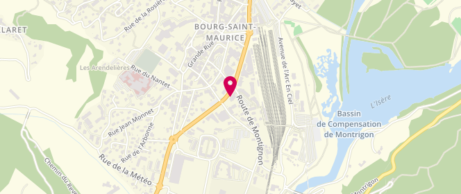 Plan de Boulangerie Chevallier, 307 Marechal Leclerc, 73700 Bourg-Saint-Maurice