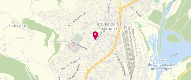 Plan de Cuchet Bruno, 215 Grande Rue, 73700 Bourg-Saint-Maurice