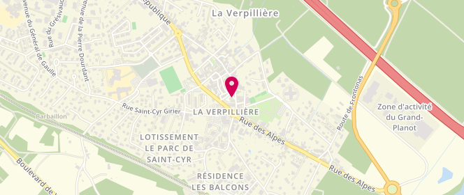 Plan de Festival des Pains, 19 Rue Maurice Ancel, 38290 La Verpillière