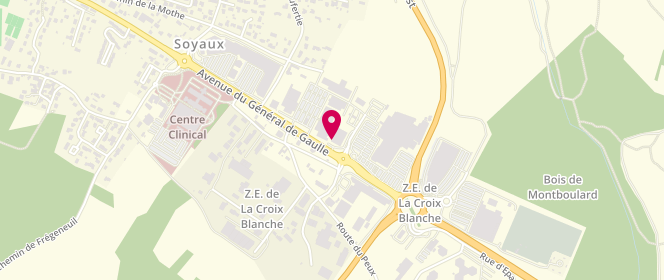 Plan de Boulangerie Marie Blachere, 276 avenue du Général de Gaulle, 16800 Soyaux