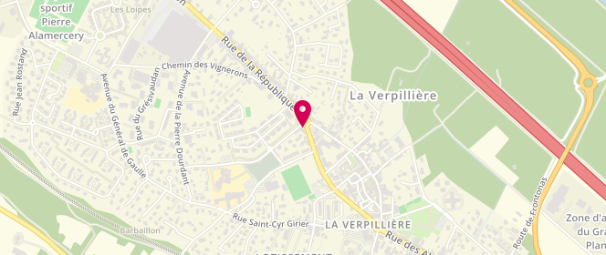 Plan de Panif 4, Route Nationale 6
455 Avenue Lesdiguieres, 38290 La Verpillière