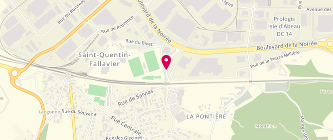 Plan de Comptoir Maison Portelada, Rue des Muguets, 38070 Saint-Quentin-Fallavier