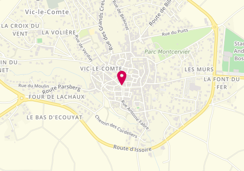 Plan de Rosselot, 141 Boulevard du Jeu de Paume, 63270 Vic-le-Comte