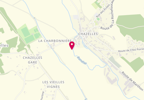 Plan de Le Fournil de Chazelles, 10 Route de Marthon, 16380 Chazelles