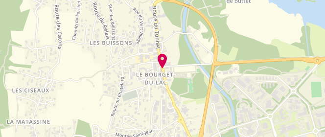 Plan de Boulangerie Claret Pascal, 108 Route Chambéry, 73370 Le Bourget-du-Lac