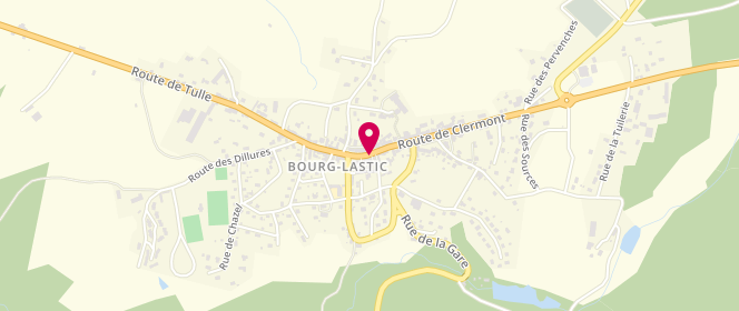 Plan de Aux Délices de Moka, 18 Route de Clermont, 63760 Bourg-Lastic