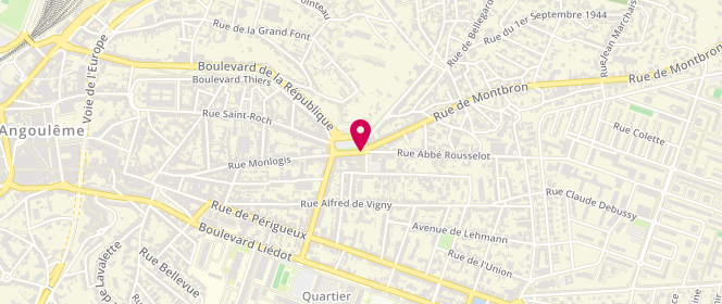 Plan de Aux Mille Saveurs, 31 Place Victor Hugo, 16000 Angoulême