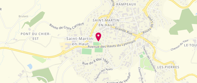 Plan de Boulangerie Patisserie O2L, 57 Grande Rue, 69850 Saint-Martin-en-Haut