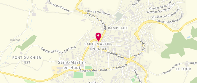 Plan de Tatiana & Philippe, 5 place Neuve, 69850 Saint-Martin-en-Haut