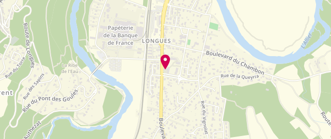 Plan de Boulangerie Thierry Constant, Boulevard Comté Longues - Centre Commercial, 63270 Vic-le-Comte