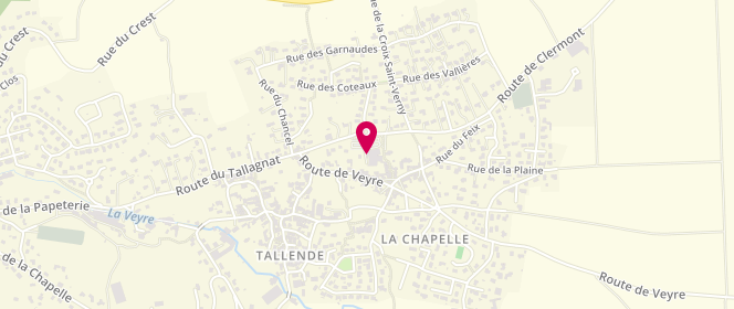 Plan de Boulangerie du Montel, Route de Clermont, 63450 Tallende