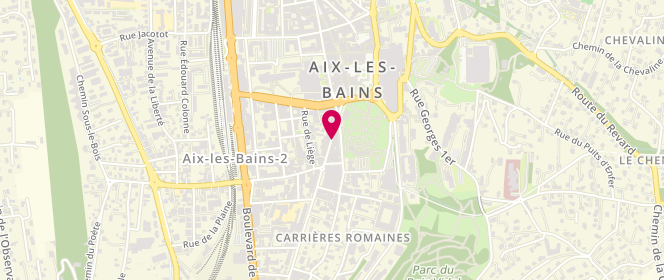 Plan de Boulangerie Patisserie Sabourdy, 7 Rue de Chambéry, 73100 Aix-les-Bains