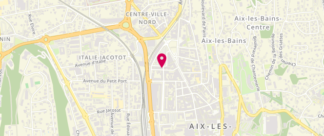Plan de Boulangerie Vimbert, 22 Place Georges Clemenceau, 73100 Aix-les-Bains