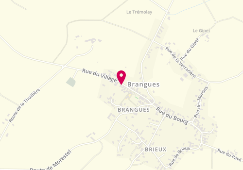 Plan de PEYSSON Laurent, Le Village, 38510 Brangues