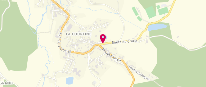 Plan de Proxi Super, 1 Route de Crocq, 23100 La Courtine