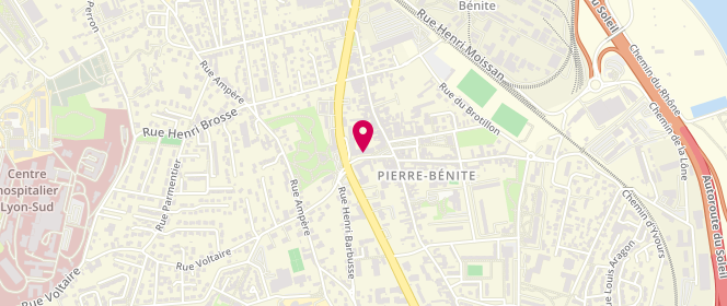 Plan de Fournil'in, 12 Rue Voltaire, 69310 Oullins-Pierre-Bénite