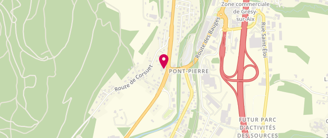 Plan de Boulangerie Marie Blachère, 765 Route de l'Albanais, 73100 Grésy-sur-Aix