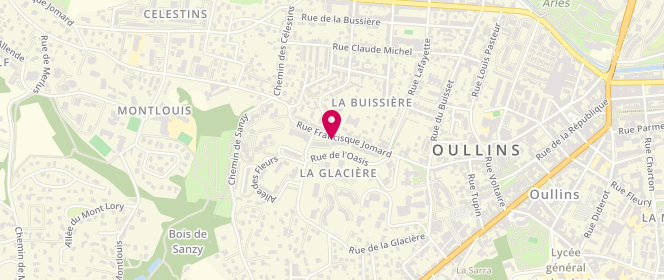 Plan de Maison Sabatier, 27 Rue Francisque Jomard, 69600 Oullins-Pierre-Bénite