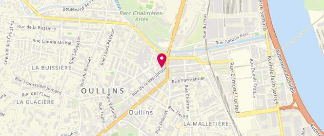 Plan de D'Ici et d'Ailleurs, 38 Rue de la République, 69600 Oullins-Pierre-Bénite