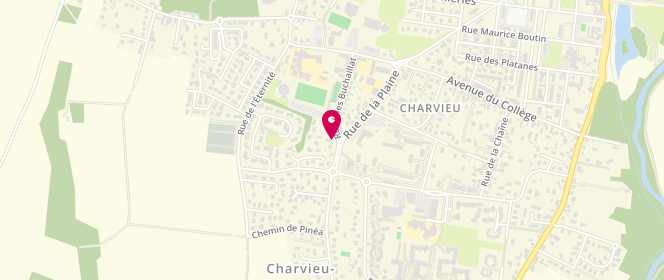 Plan de Au Bon Pain, 12 Rue Jules Buchaillat, 38230 Charvieu-Chavagneux
