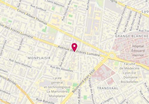 Plan de Maison Français, 172 avenue des Frères Lumière, 69008 Lyon
