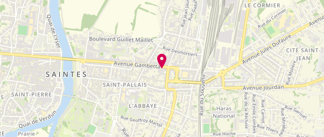 Plan de La Flûte Enchantée - Maison Boulestier, 122 avenue Gambetta, 17100 Saintes