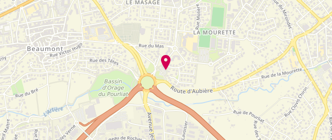 Plan de Crousti Pain, 273 Route d'Aubière, 63110 Beaumont