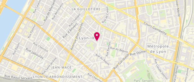 Plan de Henon, 57 Rue de la Thibaudiere, 69007 Lyon