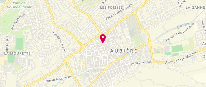 Plan de Boulanger Patissier Sauvestre, 21 Rue du 4 Septembre, 63170 Aubière