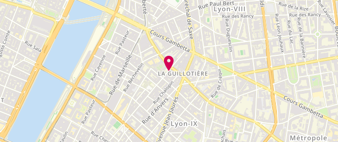 Plan de L'Atelier des Traditions, 15 Rue Sebastien Gryphe, 69007 Lyon