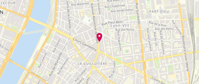Plan de La Miche au Vieux Four, 153 Avenue Mal de Saxe, 69003 Lyon