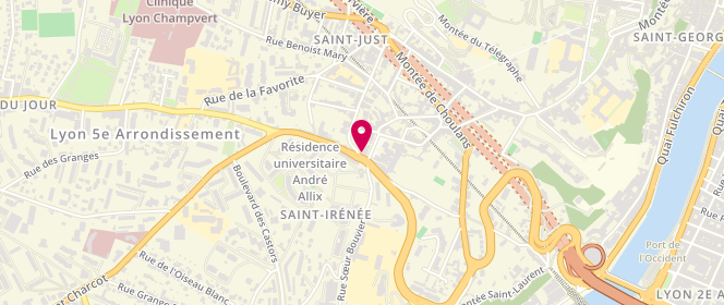 Plan de Maison Saint Irenee Gourru et Fetishi, 56 Rue des Chevaucheurs, 69005 Lyon