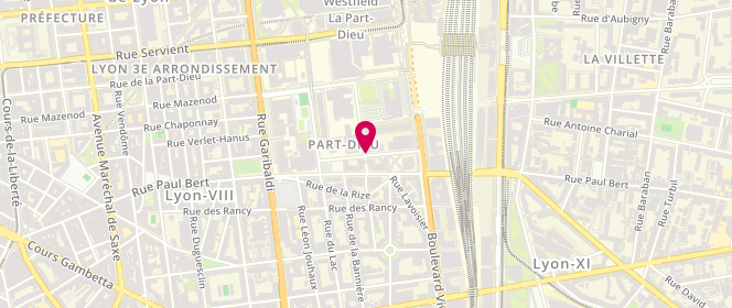 Plan de La Boulangerie Desaix, 43 Rue Desaix, 69003 Lyon