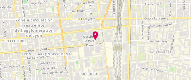 Plan de Pomme de Pain - la maison du sandwich, 17 Rue Dr Bouchut, 69003 Lyon