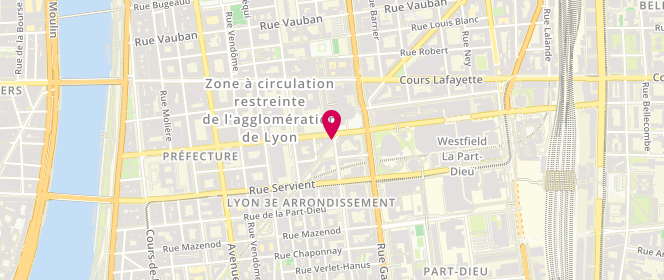 Plan de Chez Julie et Flo, 68 Rue de Bonnel, 69003 Lyon